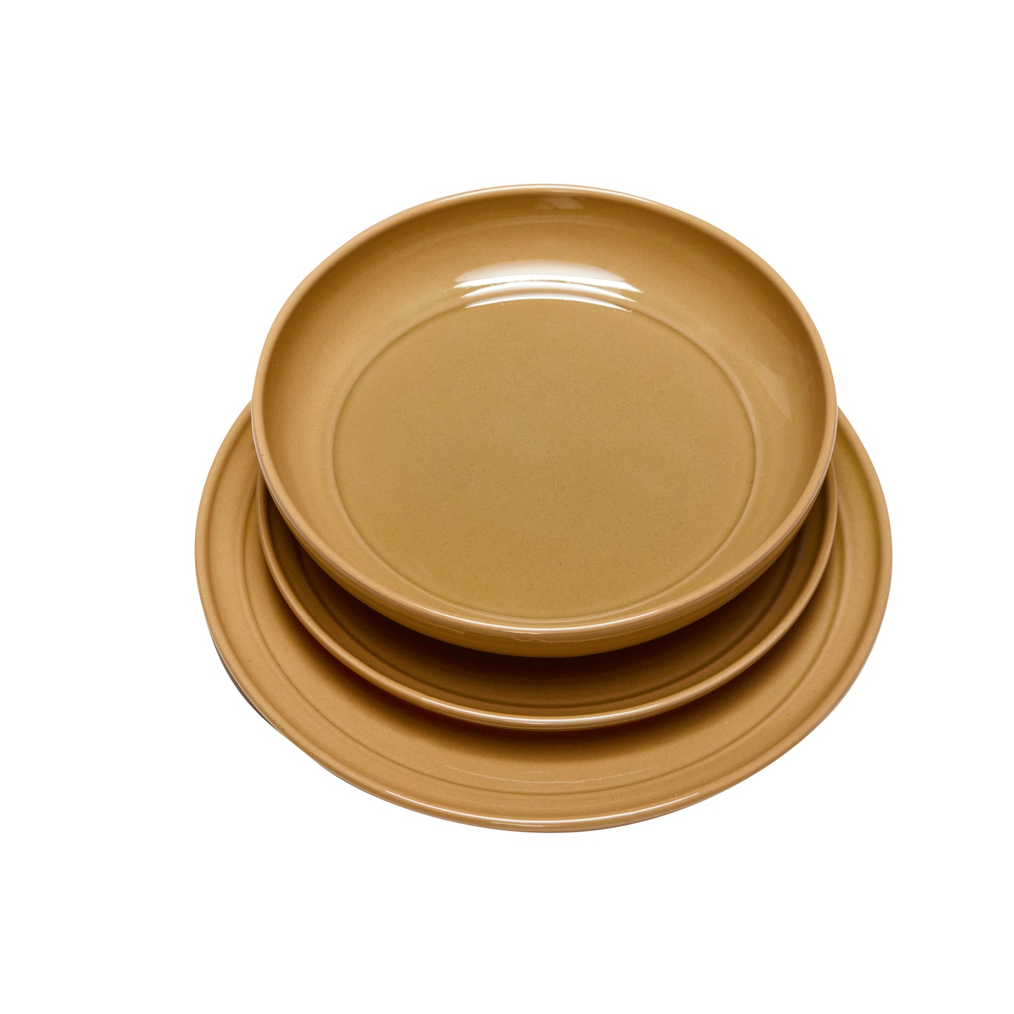 Amare Soup Plate Brown