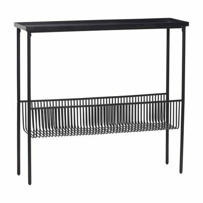 Black Metal Console Table