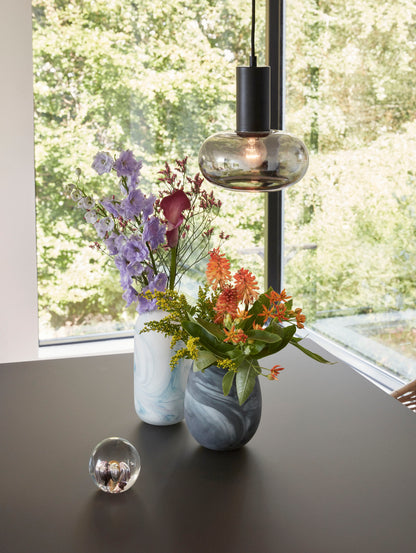 Reflect Pendant Electroplated Grey