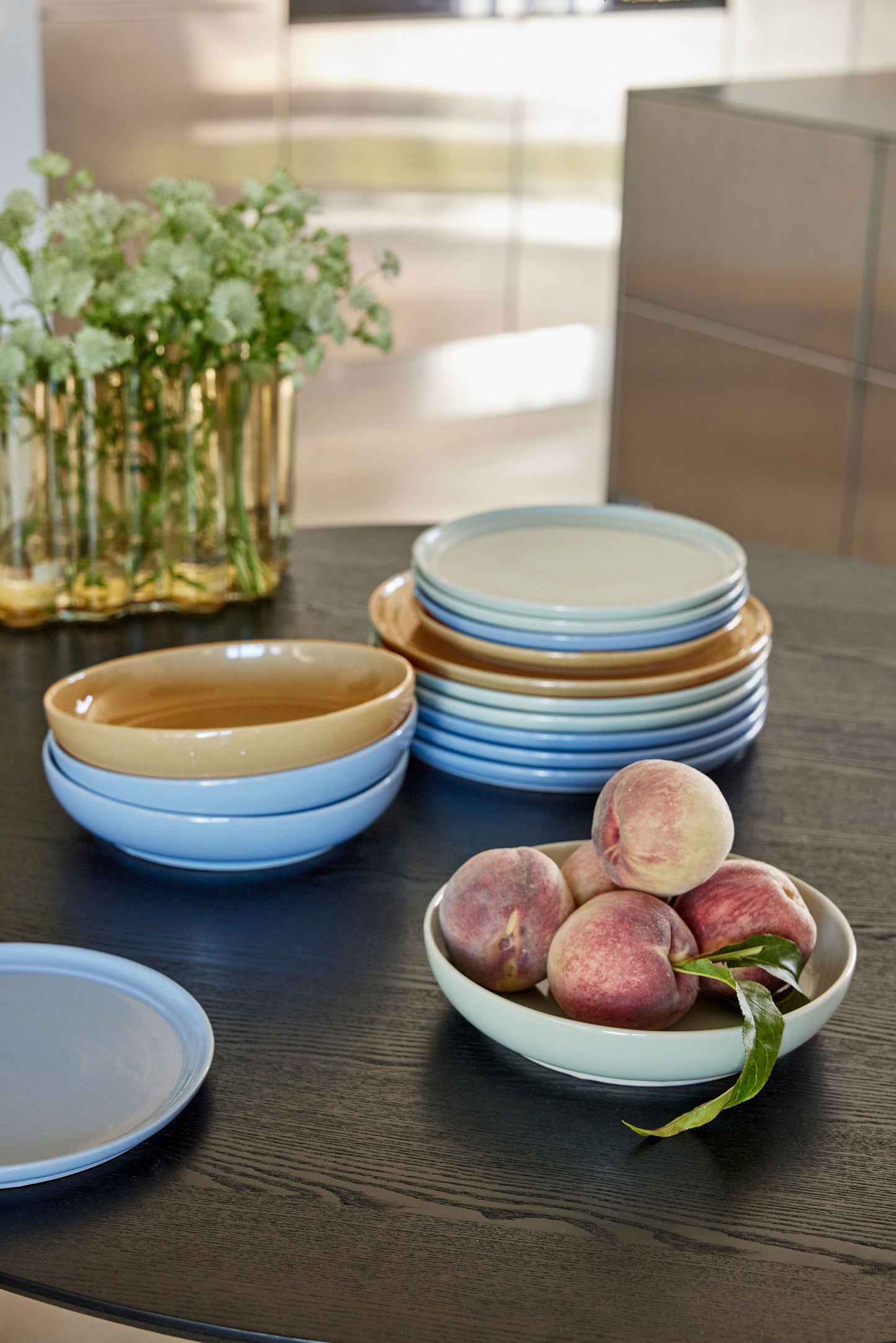 Amare Soup Plate Brown